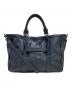 LONGCHAMP（ロンシャン）の古着「レザー2WAYバッグ」｜ネイビー