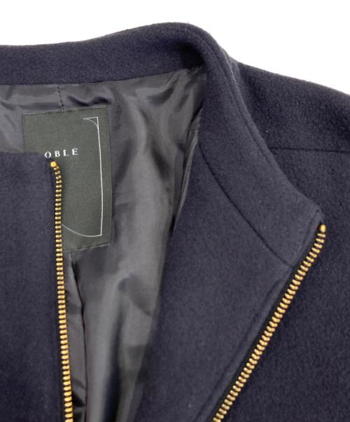Noble（ノーブル）Noble (ノーブル) MTRレイズドネックジップコート グレー サイズ:Mの古着・服飾アイテム