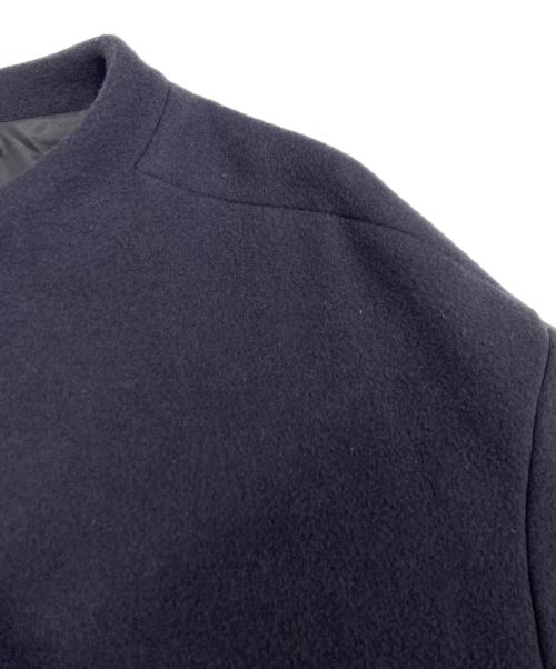 Noble（ノーブル）Noble (ノーブル) MTRレイズドネックジップコート グレー サイズ:Mの古着・服飾アイテム