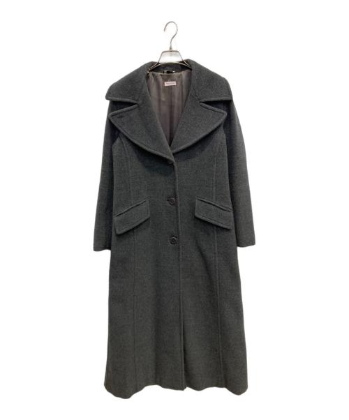 MAX&Co.（マックスアンドコー）MAX&Co. (マックスアンドコー) カシミヤ混チェスターコート グレー サイズ:40の古着・服飾アイテム
