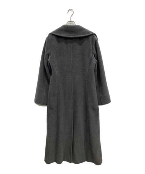 MAX&Co.（マックスアンドコー）MAX&Co. (マックスアンドコー) カシミヤ混チェスターコート グレー サイズ:40の古着・服飾アイテム