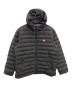 DANTON（ダントン）の古着「MIDDLE DOWN HOODED JACKET」｜ブラック