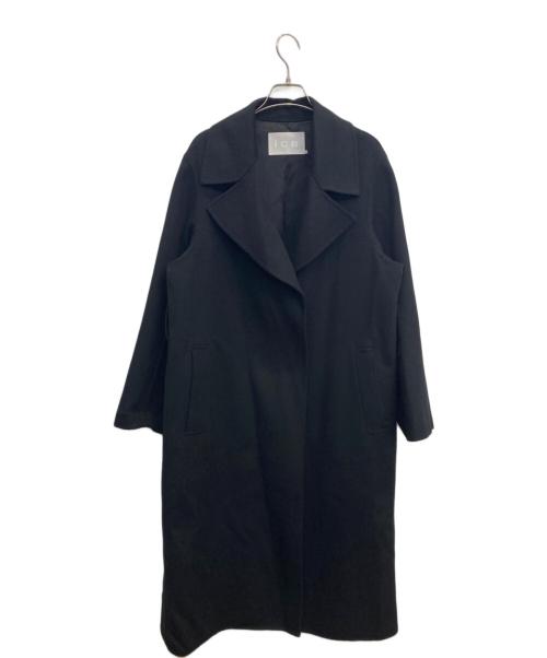 icB（アイシービー）icB (アイシービー) WoolRever ロングコート ブラック サイズ:Sの古着・服飾アイテム