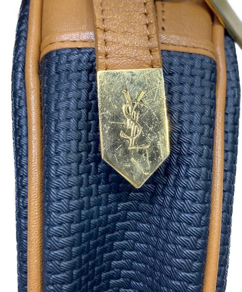 Yves Saint Laurent（イヴサンローラン）Yves Saint Laurent (イヴサンローラン) ショルダーバッグ ブラック×ベージュ サイズ:-の古着・服飾アイテム