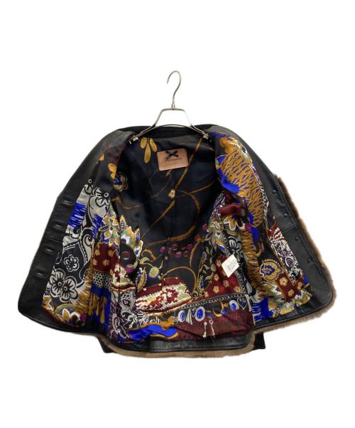 BLUMARINE（ブルマリン）BLUMARINE (ブルマリン) レザージャケット ブラック サイズ:40の古着・服飾アイテム