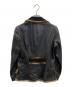 BLUMARINE (ブルマリン) レザージャケット ブラック サイズ:40：15000円