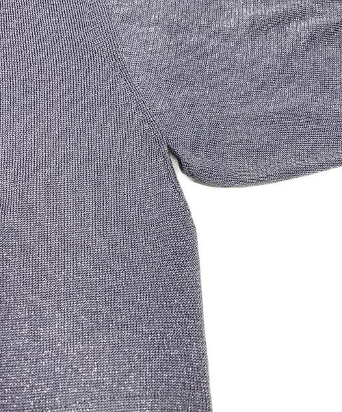 jieda（ジエダ）jieda (ジエダ) LAME ZIP UP KNIT グレー サイズ:2の古着・服飾アイテム