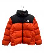 THE NORTH FACEザ ノース フェイス）の古着「ヌプシダウンジャケット」｜オレンジ