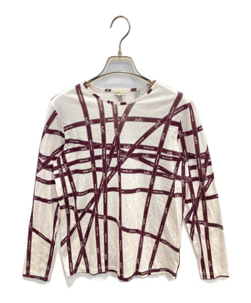 HERMES（エルメス）HERMES (エルメス) ボルデュックリボンカットソー ホワイト サイズ:XSの古着・服飾アイテム