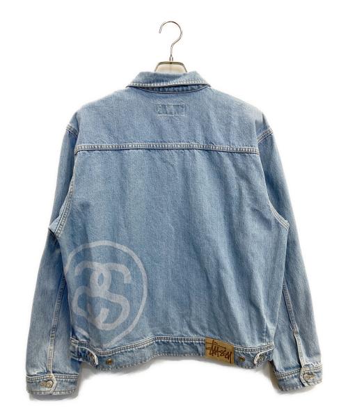 stussy（ステューシー）stussy (ステューシー) SS LINK WORK ZIP JACKET インディゴ サイズ:Lの古着・服飾アイテム