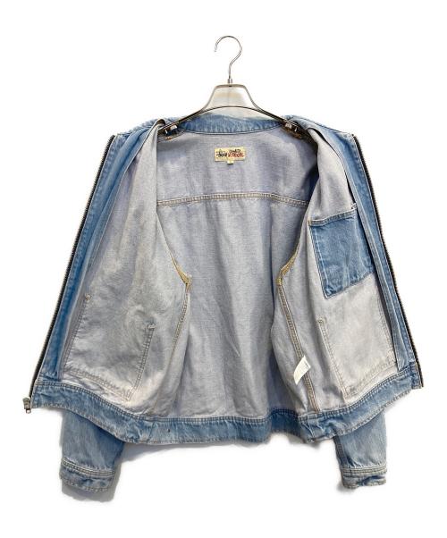 stussy（ステューシー）stussy (ステューシー) SS LINK WORK ZIP JACKET インディゴ サイズ:Lの古着・服飾アイテム