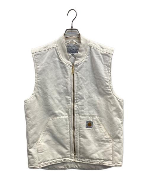 Carhartt WIP（カーハート ワーク イン プログレス）Carhartt WIP (カーハート ワーク イン プログレス) ダックベスト ホワイト サイズ:XLの古着・服飾アイテム