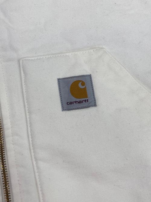 Carhartt WIP（カーハート ワーク イン プログレス）Carhartt WIP (カーハート ワーク イン プログレス) ダックベスト ホワイト サイズ:XLの古着・服飾アイテム