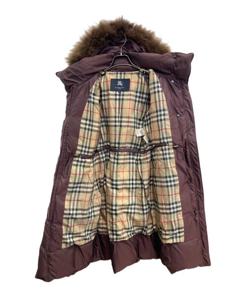 BURBERRY LONDON（バーバリーロンドン）BURBERRY LONDON (バーバリーロンドン) ダウンコート パープル サイズ:38の古着・服飾アイテム
