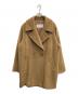 MaxMara（マックスマーラ）の古着「カシミヤ混ダブルショートコート」｜キャメル