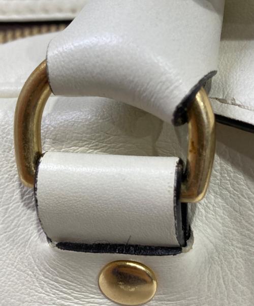 J&M DAVIDSON（ジェイ＆エム デヴィッドソン）J&M DAVIDSON (ジェイ＆エム デヴィッドソン) ハンドバッグ ホワイトの古着・服飾アイテム