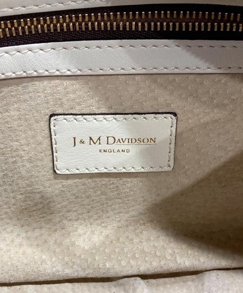 J&M DAVIDSON（ジェイ＆エム デヴィッドソン）J&M DAVIDSON (ジェイ＆エム デヴィッドソン) ハンドバッグ ホワイトの古着・服飾アイテム