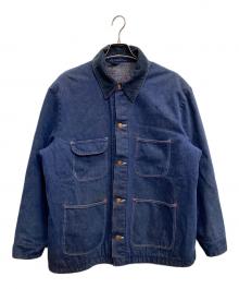 Wrangler（ラングラー）の古着「裏地ブランケットカバーオール」｜インディゴ