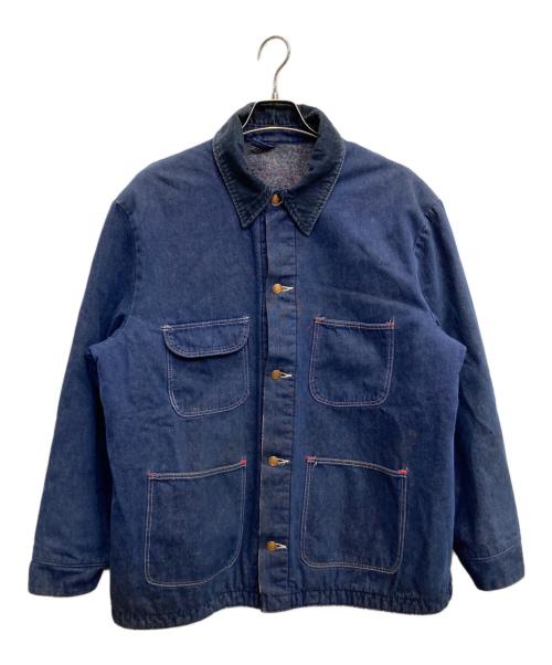 Wrangler（ラングラー）Wrangler (ラングラー) 裏地ブランケットカバーオール インディゴ サイズ:46の古着・服飾アイテム