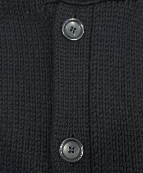 LOUIS VUITTON（ルイ ヴィトン）LOUIS VUITTON (ルイ ヴィトン) カシミヤニットコート ブラック サイズ:Mの古着・服飾アイテム
