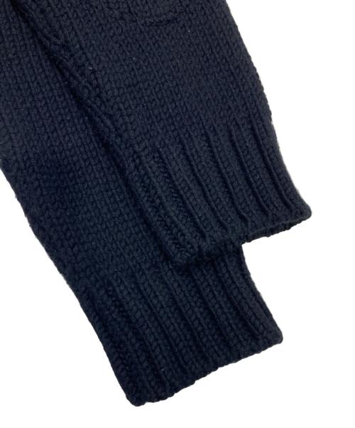 LOUIS VUITTON（ルイ ヴィトン）LOUIS VUITTON (ルイ ヴィトン) カシミヤニットコート ブラック サイズ:Mの古着・服飾アイテム