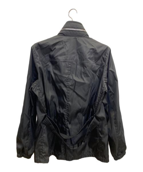 PRADA（プラダ）PRADA (プラダ) ナイロンジップジャケット ブラック サイズ:48の古着・服飾アイテム