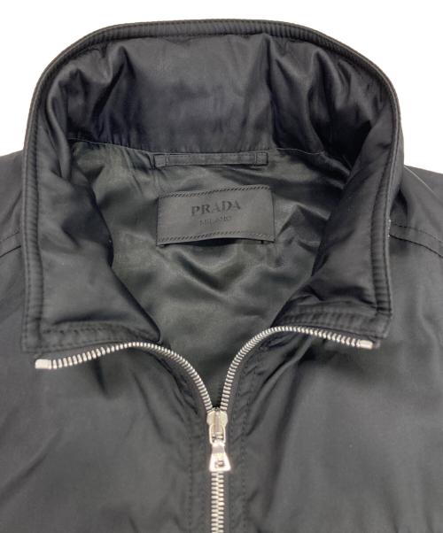 PRADA（プラダ）PRADA (プラダ) ナイロンジップジャケット ブラック サイズ:48の古着・服飾アイテム