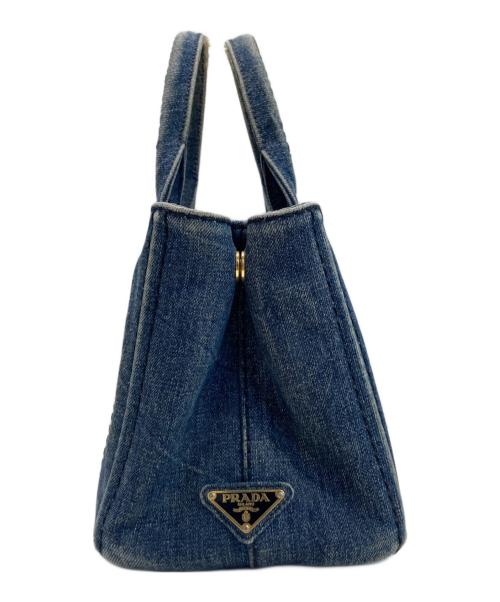 PRADA（プラダ）PRADA (プラダ) カナパデニムハンドバッグ インディゴ サイズ:-の古着・服飾アイテム