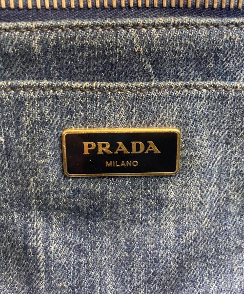 PRADA（プラダ）PRADA (プラダ) カナパデニムハンドバッグ インディゴ サイズ:-の古着・服飾アイテム