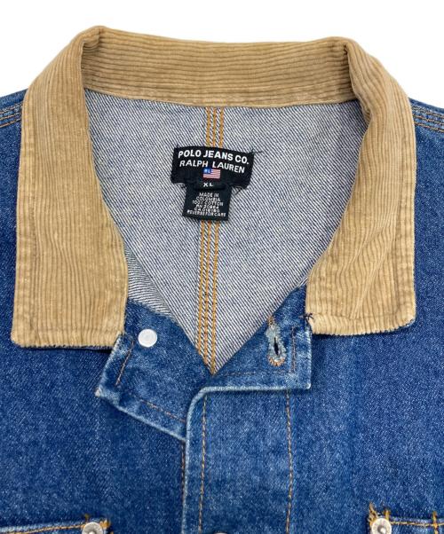 POLO JEANS（ポロジーンズ）POLO JEANS (ポロジーンズ) デニムジャケット インディゴ サイズ:XLの古着・服飾アイテム