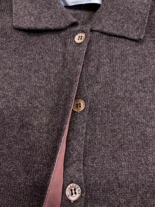 BALLANTYNE（バランタイン）BALLANTYNE (バランタイン) 襟付ニット ベージュ サイズ:5の古着・服飾アイテム