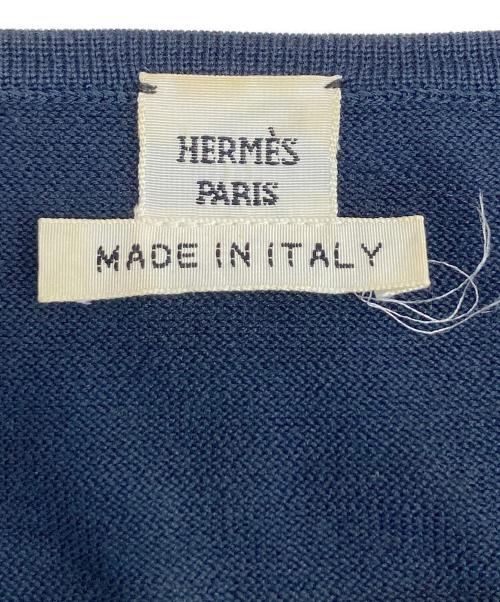 HERMES（エルメス）HERMES (エルメス) ツイルレーヌニット ネイビー サイズ:34の古着・服飾アイテム