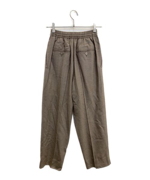 AURALEE（オーラリー）AURALEE (オーラリー) SUPER LIGHT WOOL EASY SLACKS ベージュの古着・服飾アイテム