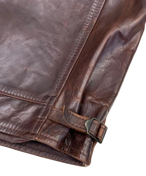 Aero LEATHER（エアロレザー）Aero LEATHER (エアロレザー) レザージャケット ブラウン サイズ:42の古着・服飾アイテム
