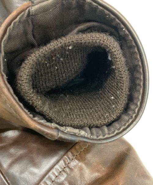 Aero LEATHER（エアロレザー）Aero LEATHER (エアロレザー) レザージャケット ブラウン サイズ:42の古着・服飾アイテム