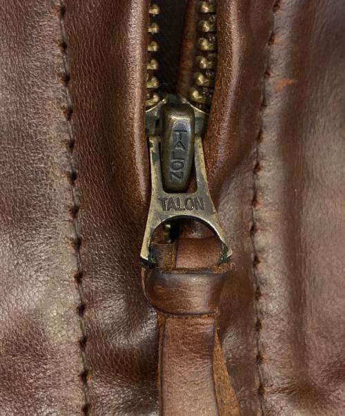 Aero LEATHER（エアロレザー）Aero LEATHER (エアロレザー) レザージャケット ブラウン サイズ:42の古着・服飾アイテム