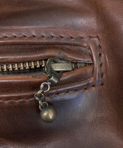 Aero LEATHER（エアロレザー）Aero LEATHER (エアロレザー) レザージャケット ブラウン サイズ:42の古着・服飾アイテム