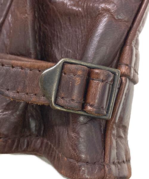 Aero LEATHER（エアロレザー）Aero LEATHER (エアロレザー) レザージャケット ブラウン サイズ:42の古着・服飾アイテム