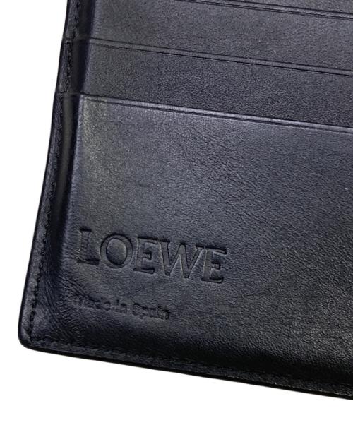 LOEWE（ロエベ）LOEWE (ロエベ) アナグラムバイフォールドウォレット ブラック サイズ:-の古着・服飾アイテム
