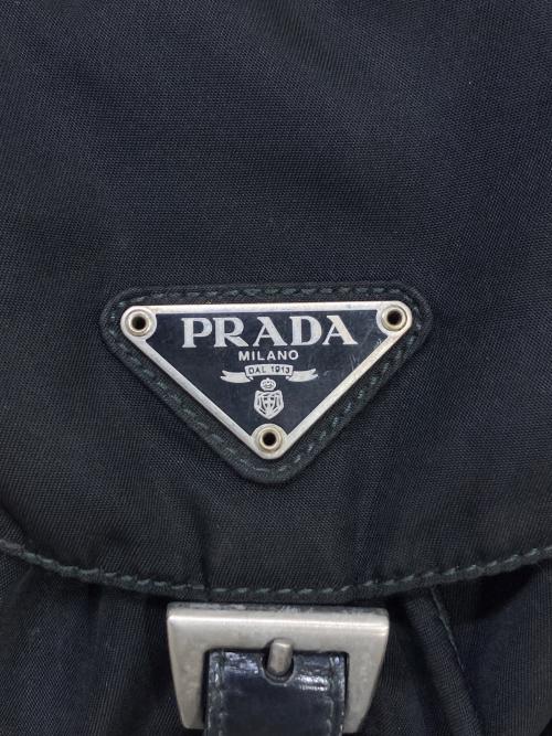 PRADA（プラダ）PRADA (プラダ) ナイロンリュック ブラック サイズ:-の古着・服飾アイテム
