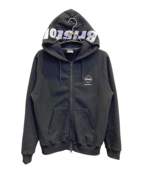 F.C.R.B.（エフシーレアルブリストル）F.C.R.B. (エフシーレアルブリストル) 「HOOD LOGO ZIP UP TEAM SWEAT HOODIE ブラック サイズ:Mの古着・服飾アイテム