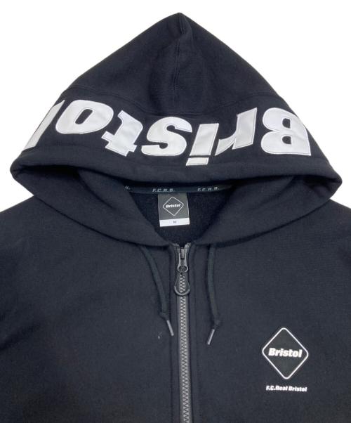 F.C.R.B.（エフシーレアルブリストル）F.C.R.B. (エフシーレアルブリストル) 「HOOD LOGO ZIP UP TEAM SWEAT HOODIE ブラック サイズ:Mの古着・服飾アイテム