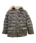 MONCLERモンクレール）の古着「MESSダウンジャケット」｜オリーブ