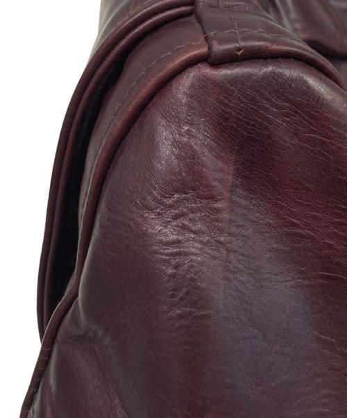 Aero LEATHER（エアロレザー）Aero LEATHER (エアロレザー) レザージャケット バーガンディー サイズ:38の古着・服飾アイテム