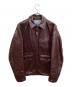 Aero LEATHER（エアロレザー）の古着「レザージャケット」｜バーガンディー