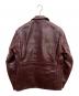 Aero LEATHER (エアロレザー) レザージャケット バーガンディー サイズ:38：80000円