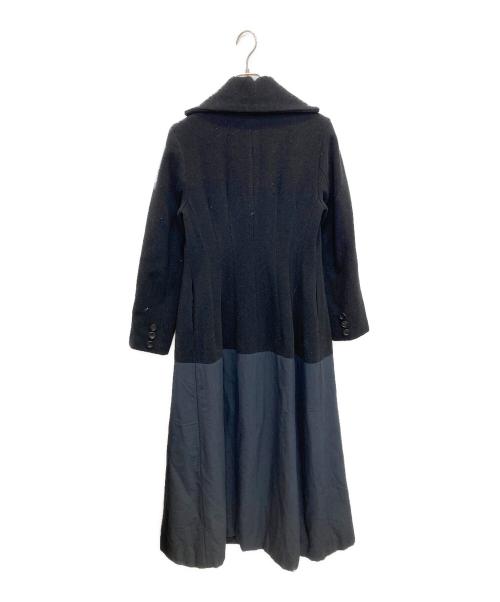 I WISH Y'S BIS（アイウィッシュ ワイズビス）I WISH Y'S BIS (アイウィッシュ ワイズビス) 切替ロングコート ブラック サイズ:表記なしの古着・服飾アイテム