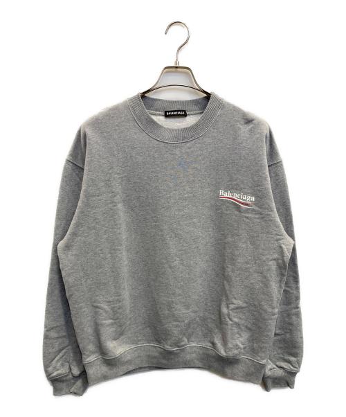 BALENCIAGA（バレンシアガ）BALENCIAGA (バレンシアガ) キャンペーンロゴスウェット ブラック サイズ:Mの古着・服飾アイテム