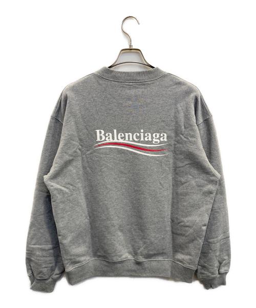 BALENCIAGA（バレンシアガ）BALENCIAGA (バレンシアガ) キャンペーンロゴスウェット ブラック サイズ:Mの古着・服飾アイテム