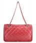 CHANEL (シャネル) チェーンショルダーバッグ レッド マトラッセ：128000円